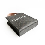 CELINE CABAS TRIOMPHE IN TRIOMPHE CANVAS WITH CELINE PRINT - MINI